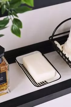 Мыльница керамическая с принтом Grafica Moroshka