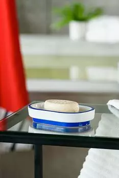 Мыльница керамическая с принтом Memphis Moroshka