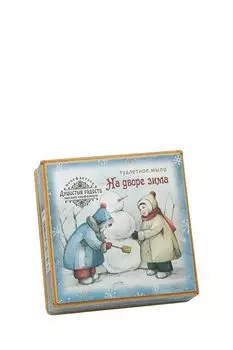 Мыло в подарочной коробке На дворе зима Душистыя радости