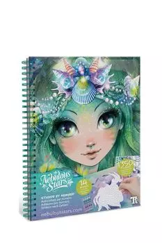 Набор аппликаций наклейками по номерам Marinia Nebulous Stars