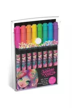 Набор цветных неоновых гелевых ручек Coralia Nebulous Stars