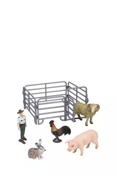 Набор фигурок На ферме из 6 предметов Masai Mara