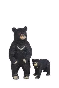 Набор фигурок Семья гималайских медведей серии Мир диких животных Masai Mara