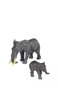 Набор фигурок Семья слонов серии Мир диких животных Masai Mara