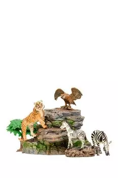 Набор фигурок серии Мир диких животных, из 4 фигурок Masai Mara