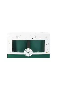 Набор из 2 аромасвечей Зеленая хвоя 70 г Bougies la francaise