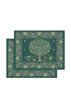 Набор из 2 гобеленовых салфеток с принтом Древо жизни Le Gobelin