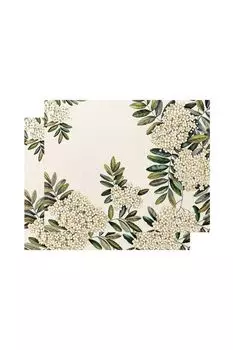 Набор из 2 гобеленовых салфеток с принтом Рябина Le Gobelin