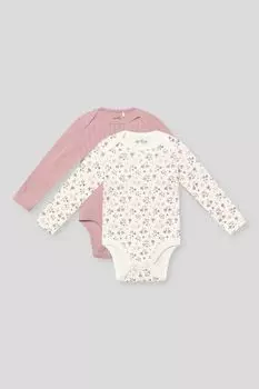 Набор из 2 хлопковых боди с принтом Artie