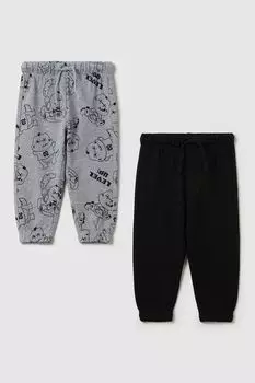 Набор из 2 хлопковых брюк с принтом Fagottino