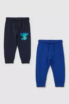 Набор из 2 хлопковых брюк с принтом Fagottino