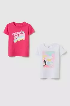 Набор из 2 хлопковых футболок с принтом OVS