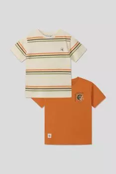 Набор из 2 хлопковых футболок с принтом Mayoral