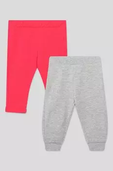 Набор из 2 хлопковых легинсов Fagottino