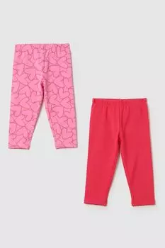 Набор из 2 хлопковых легинсов с принтом Fagottino