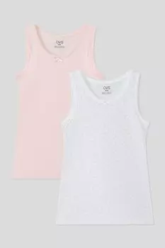 Набор из 2 хлопковых маек OVS
