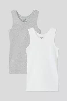 Набор из 2 хлопковых маек OVS