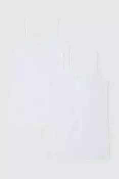 Набор из 2 хлопковых маек с принтом OVS