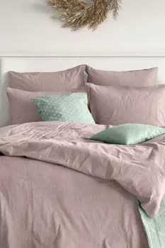 Набор из 2 хлопковых наволочек Melange Mokko Verossa