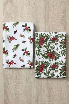 Набор из 2 хлопковых полотенец с принтом Bacche COINCASA