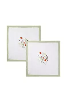 Набор из 2 хлопковых салфеток с принтом Botanikal 21maison