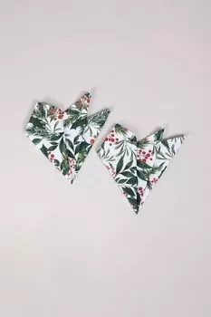 Набор из 2 хлопковых салфеток с принтом Bacche COINCASA