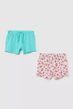 Набор из 2 хлопковых шорт с принтом Fagottino