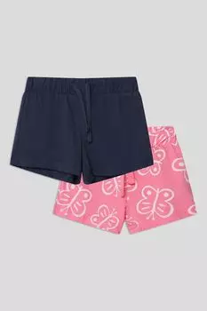 Набор из 2 хлопковых шорт с принтом Fagottino