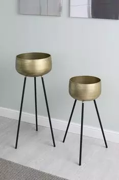 Набор из 2 кашпо на ножках Kersten