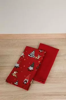 Набор из 2 кухонных полотенец Rudolph COINCASA