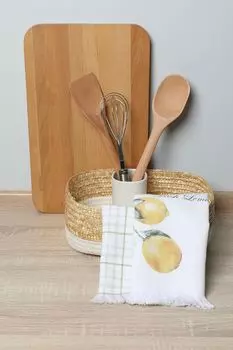 Набор из 2 кухонных полотенец с принтом Lemon Casa Lusso