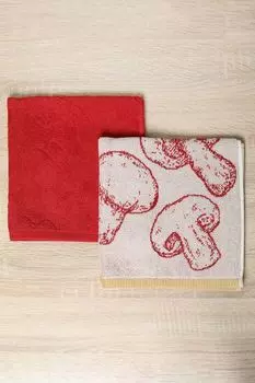 Набор из 2 кухонных полотенец Spugna Funghetti COINCASA