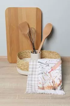 Набор из 2 кухонных полотенец в клетку Chese Casa Lusso