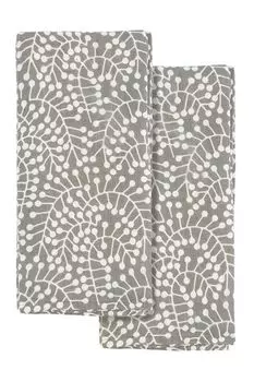 Набор из 2 муслиновых полотенец из хлопка Tkano