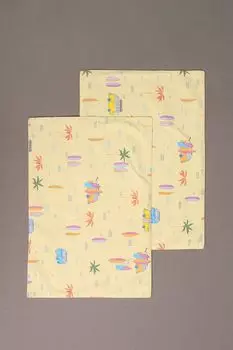 Набор из 2 настольных ковриков с принтом Surf COINCASA