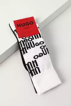 Набор из 2 пар хлопковых классических носков HUGO