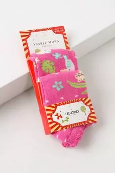 Набор из 2 пар хлопковых носков с принтом Ysabel Mora