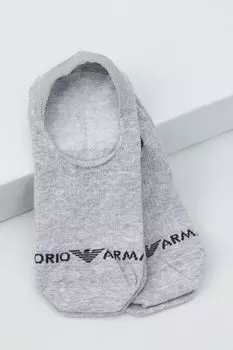 Набор из 2 пар хлопковых подследников EMPORIO ARMANI
