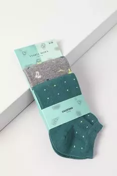 Набор из 2 пар хлопковых укороченных носков Ysabel Mora