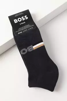 Набор из 2 пар хлопковых укороченных носков BOSS