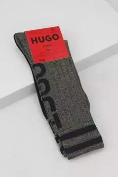 Набор из 2 пар классических хлопковых носков HUGO