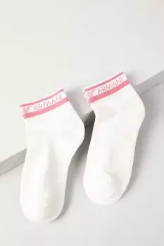 Набор из 2 пар укороченных хлопковых носков EMPORIO ARMANI
