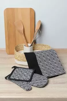 Набор из 2 полотенец и рукавицы с прихваткой Chakra Tognana