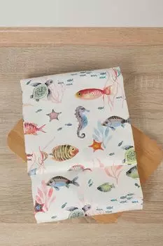 Набор из 2 полотенец кухонных с принтом Tropical Fishes COINCASA