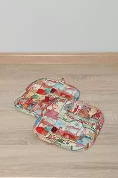 Набор из 2 прихваток с принтом House Xmas COINCASA