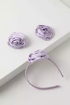 Набор из 2 резинок и ободка с декором Mursu