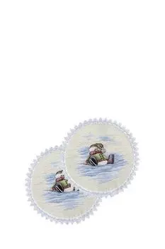 Набор из 2 салфеток Снеговики Le Gobelin