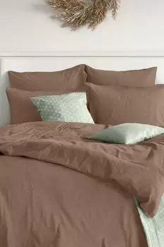 Набор из 2 сатиновых наволочек Caramel Verossa