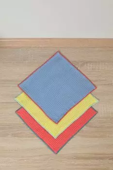 Набор из 3 кухонных полотенец Waffle COINCASA