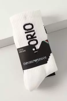 Набор из 3 пар хлопковых классических носков EMPORIO ARMANI